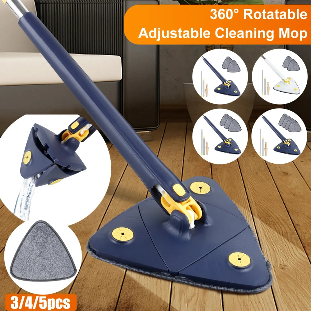 Telescopic Triangle Cleaning Mop