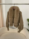Real Fox Fur Knitted Cardigan