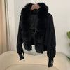 Real Fox Fur Knitted Cardigan
