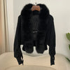 Real Fox Fur Knitted Cardigan