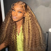 Highlight Ombre Deep Curly Human Hair Wig