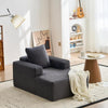 Corduroy Cloud Chaise Lounge Sofa