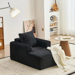 Corduroy Cloud Chaise Lounge Sofa