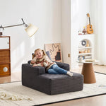Corduroy Cloud Chaise Lounge Sofa