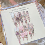 Pink Jirai Kei Long Press On Nails