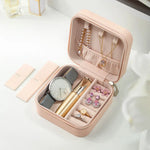 Portable Macaroon Leather Jewelry Box