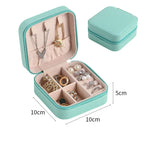 Portable Macaroon Leather Jewelry Box