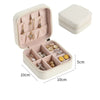 Portable Macaroon Leather Jewelry Box