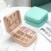 Portable Macaroon Leather Jewelry Box