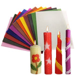 Colored Beeswax Candle Making Kit