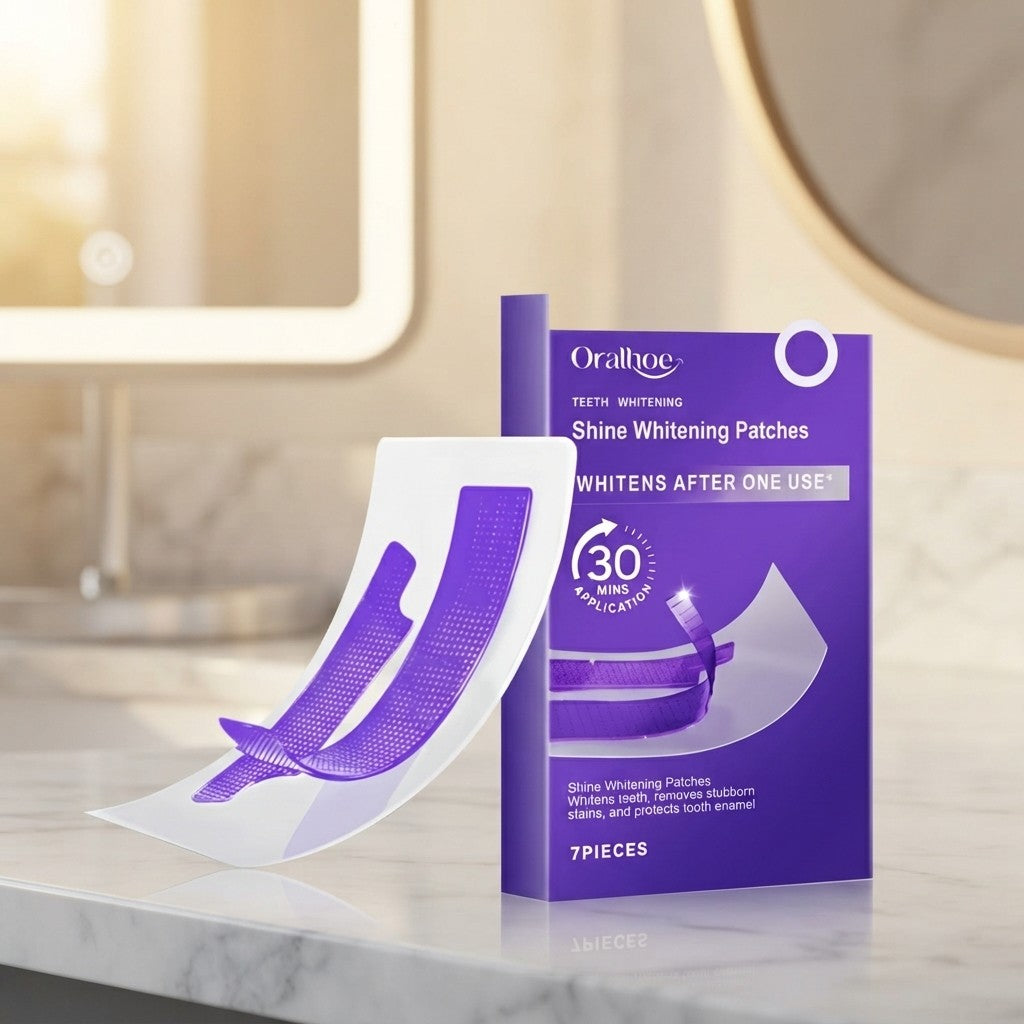 Purple Teeth Whitening Strips