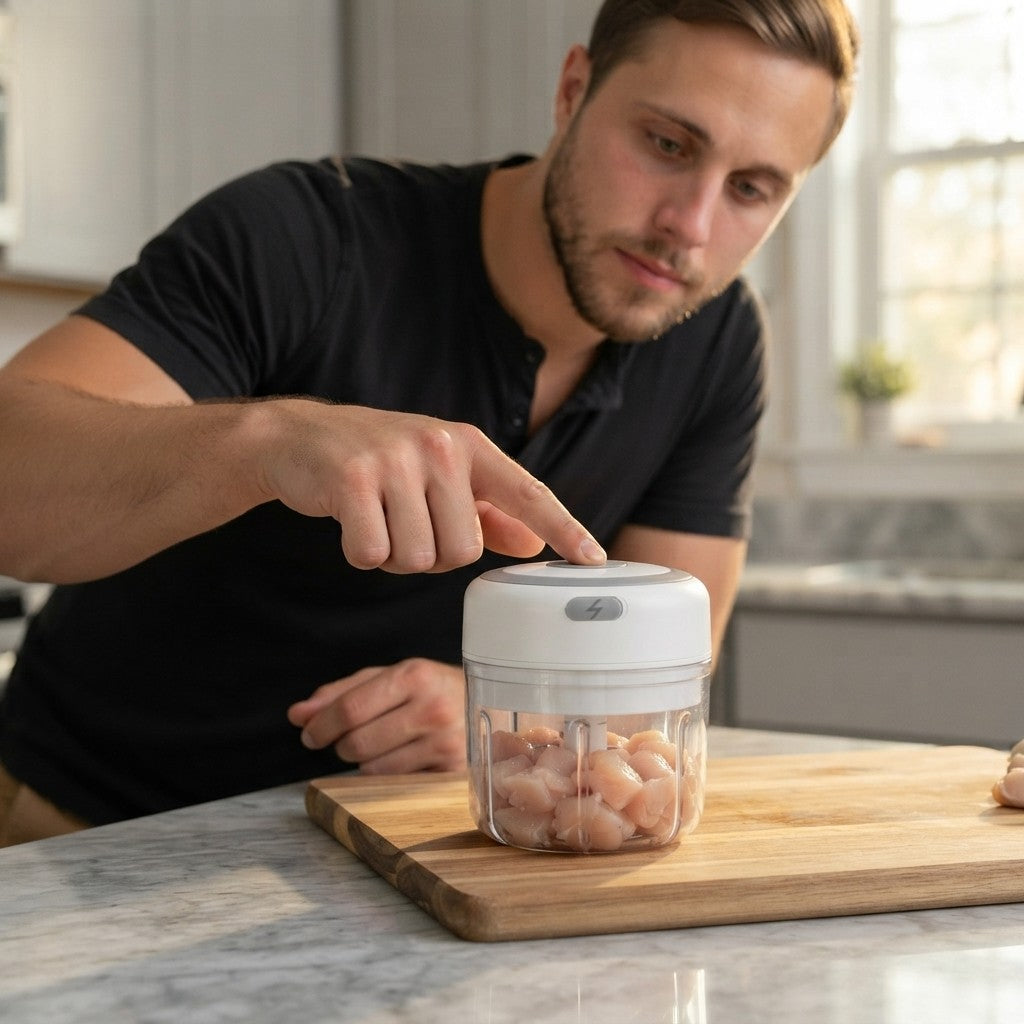 Mini Electric Meat Grinder