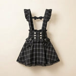 Gothic Lolita Plaid Suspender Skirt