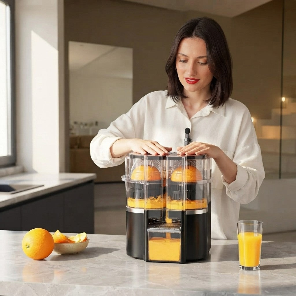 Dual Head Electric Citrus Juicer