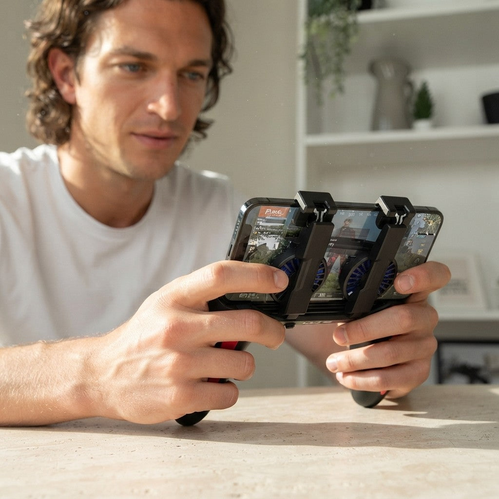 Mobile Gaming Controller with Radiator