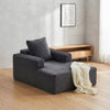 Corduroy Cloud Chaise Lounge Sofa