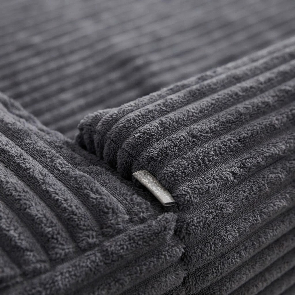 Corduroy Cloud Chaise Lounge Sofa