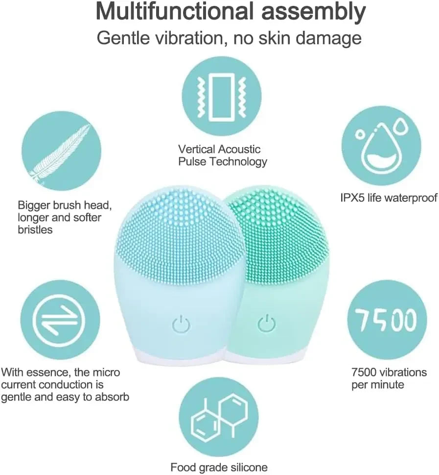 Electric Silicone Facial Cleanser